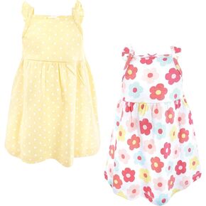 Hudson Baby Infant and Toddler Girls Cotton Dresses