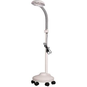 3X Magnifying Floor Lamp with Adjustable Gooseneck, Daylight LED, Flexible Height, Portable Magnifier for Hobbies & Professional Tasks