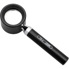 MIZAR-TEC HF-150 Magnifying Glass Magnifying Glass Lens, Triplet Lens, 15x Magnification, Lens Diameter 0.8 inches (20 mm), Made in Japan, Compact, Portable, High Magnification, Hand Held, For Reading