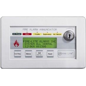 LCD-80F 80-Character Backlit LCD Remote Fire Annunciator for MS9200UD Series and MS-9600 Series