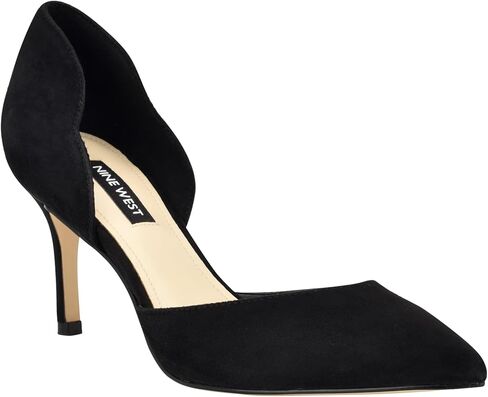 NINE WEST حذاء نسائي من جلد الغزال الأسود مقاس 12 M in Kuwait