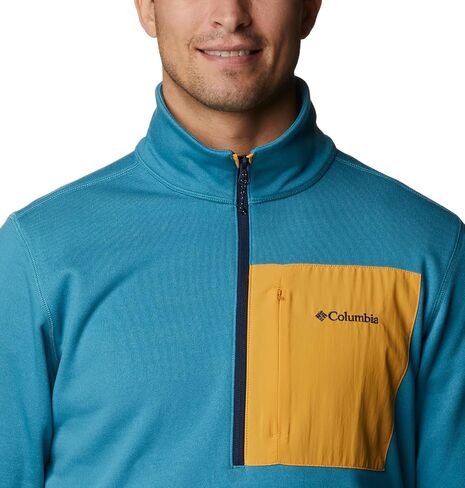 Columbia Men's Hike Half Zip, Black, Medium in Saudi Arabia