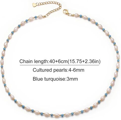 Aleasha الأخضر قلادة لؤلؤ المياه العذبة ستراند عقد ذهب 16 "داينتي كريستال قلادة اللؤلؤ الصغيرة للنساء هدايا مجوهرات in Kuwait