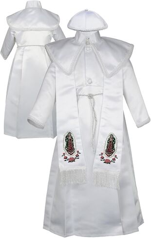 Boy Baby Toddler Christening Baptism Wear Formal Gown Virgin Mary w/Stole 0-30M in Saudi Arabia