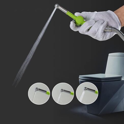 Handheld Bidet Sprayer for Toilet, Portable Baby Cloth Diaper Sprayer, Adjustable Water Pressure Control, with Hose Feminine Wash(Green) in Saudi Arabia