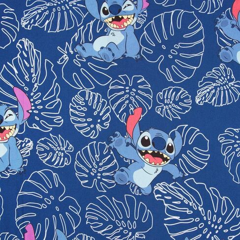 Disney Men's Botanical Stitch All Over Print Hawaiian in Saudi Arabia