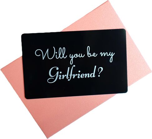 Will you be my Girlfriend? | LOVE Messages, Card for couple, lover, girlfriend. Never Fade. Marriage, Wedding, Proposal Card. Christmas for her, Birthday, Valentine, Mother's Day. in Kuwait