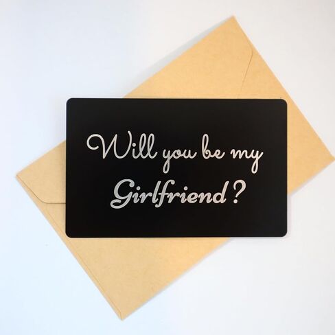 Will you be my Girlfriend? | LOVE Messages, Card for couple, lover, girlfriend. Never Fade. Marriage, Wedding, Proposal Card. Christmas for her, Birthday, Valentine, Mother's Day. in Kuwait