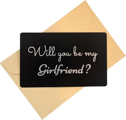 Will you be my Girlfriend? | LOVE Messages, Card for couple, lover, girlfriend. Never Fade. Marriage, Wedding, Proposal Card. Christmas for her, Birthday, Valentine, Mother's Day. in Kuwait