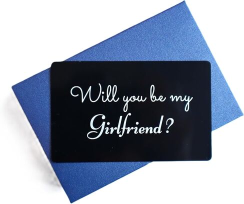 Will you be my Girlfriend? | LOVE Messages, Card for couple, lover, girlfriend. Never Fade. Marriage, Wedding, Proposal Card. Christmas for her, Birthday, Valentine, Mother's Day. in Kuwait