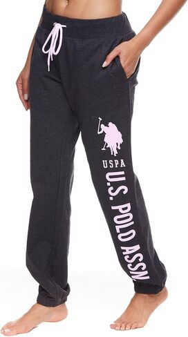 U.S. Polo Assn. Essentials Womens Lounge Pants with Pockets, Plus Size Sweatpants for Women (Mint-Heather, 3X) in Saudi Arabia