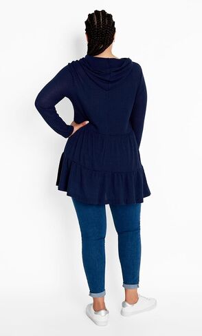 Avenue Women's Plus Size Tunic Nola Waffle in Saudi Arabia