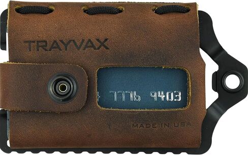 Trayvax Element Wallet (Black | Stealth Black Leather) in Kuwait