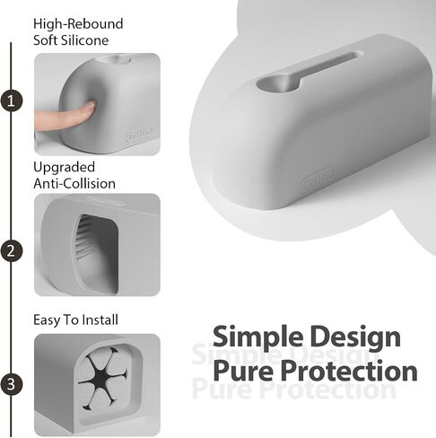 Bathtub Faucet Cover, Soft Silicone Bath Faucet Cover for Kids, Bath Spout Cover for Tub, Faucet Cover for Bathtub Safety, Toddler Bath Tub Water Spout Cover, Universal Fit (Grey) in Saudi Arabia