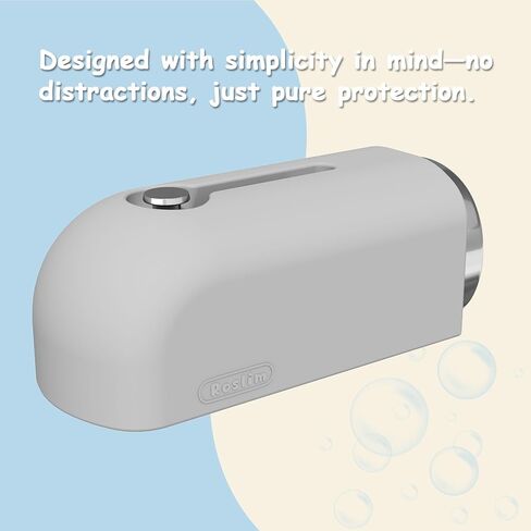Bathtub Faucet Cover, Soft Silicone Bath Faucet Cover for Kids, Bath Spout Cover for Tub, Faucet Cover for Bathtub Safety, Toddler Bath Tub Water Spout Cover, Universal Fit (Grey) in Saudi Arabia