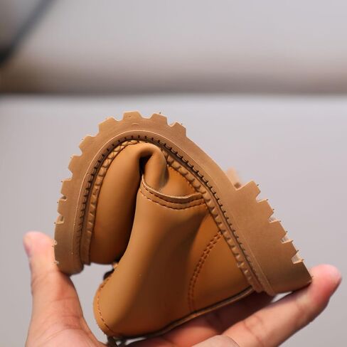 IWIHMIV Winter Boots Kids Toddler Ankle Boots Girls Ankle Booties Boots for Boys Girls Round Toe Boots Toddle Casual Shoes in Saudi Arabia