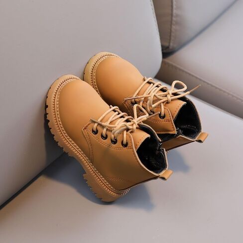 IWIHMIV Winter Boots Kids Toddler Ankle Boots Girls Ankle Booties Boots for Boys Girls Round Toe Boots Toddle Casual Shoes in Saudi Arabia