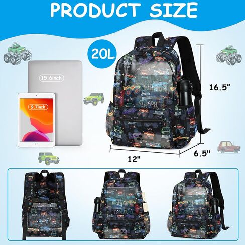CAMTOP Mesh Backpack Kids Boys Girls Bookbag See Through Preschool Backpacks Casual Daypack for School Beach Travel Sport (Pink) in Kuwait