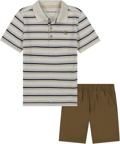 Calvin Klein baby-boys 2pc Polo Short Set in Saudi Arabia