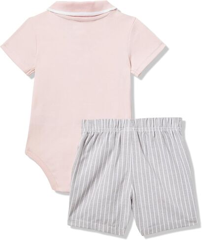Calvin Klein baby-boys 2pc Polo Short Set in Saudi Arabia