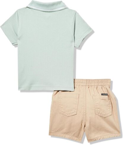 Calvin Klein baby-boys 2pc Polo Short Set in Saudi Arabia