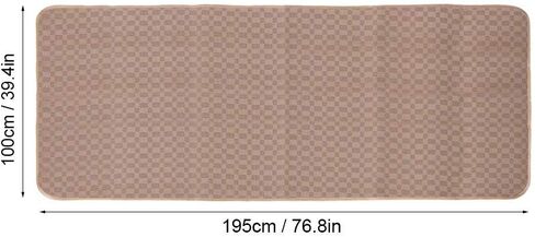 Portable Rattan Summer Sleeping Mat Folding Single Summer Sleeping Mat Student Cooling Mat for School Dormitory(3#) in Saudi Arabia