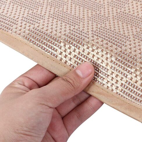 Portable Rattan Summer Sleeping Mat Folding Single Summer Sleeping Mat Student Cooling Mat for School Dormitory(3#) in Saudi Arabia