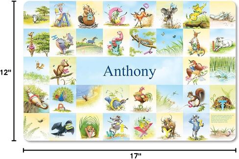 Personalized Placemat for Kids, Trucks - I See Me! Multicolor in Saudi Arabia