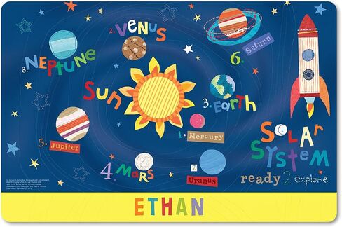 Personalized Placemat for Kids, Trucks - I See Me! Multicolor in Saudi Arabia