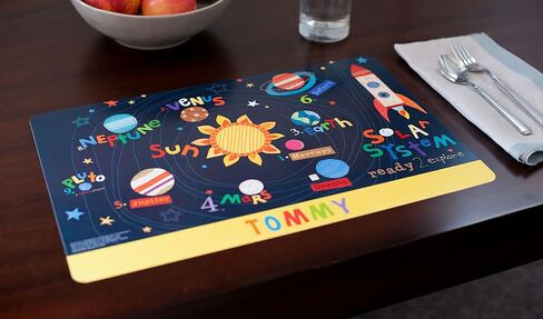 Personalized Placemat for Kids, Trucks - I See Me! Multicolor in Saudi Arabia