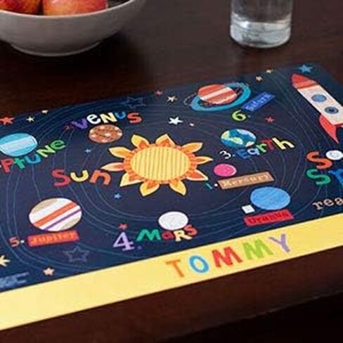 Personalized Placemat for Kids, Trucks - I See Me! Multicolor in Saudi Arabia