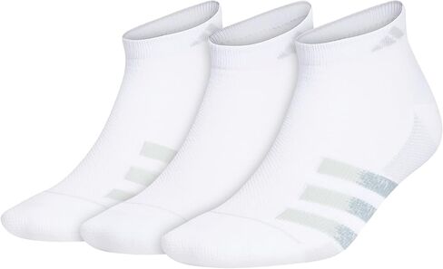 جوارب Adidas الرجالية Superlite Stripe 3 منخفضة القطع (3 أزواج)، أسود/رمادي ليلي/رمادي أونيكس، X-Large in Saudi Arabia
