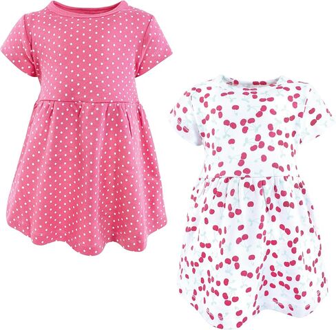 Hudson Baby Infant and Toddler Girls Cotton Dresses in Saudi Arabia