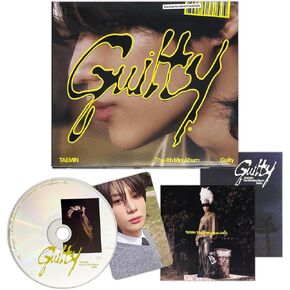 Taemin - الألبوم المصغر الرابع [Guilty] (Digipack Ver.) Cover + Booklet + Photo Card + CD -R + ملصق مطوي + 2 باردات ضوئية إضافية