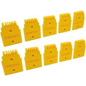 3D Printed Tool Mounts for Dewalt 20V and 60V Flexvolt Tools (Gray, 10-Pack)