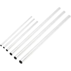 Aluminum Round Tubing Seamless Straight Pipes, 1.5mm Thickness AL 6063 4-32mm OD Straight 300mm 500mm Long Round 6063 Aluminum Alloy Tube(500mm OD 28 x ID 25mm)