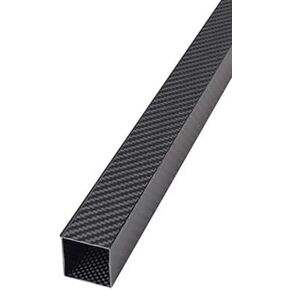 1Pcs 1000mm 3K Full Carbon Fiber Square Tube Twill Matte, for Surface Dedicated to Multi-Rotor Accessories(12X12X10MM)