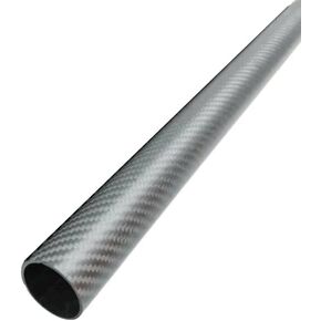 1PCS Twill Matte 3K Full Carbon Fiber Tube Length 1000MM, for DIY Material Pipe RC Airplane Accessorie(9x6x1000MM)