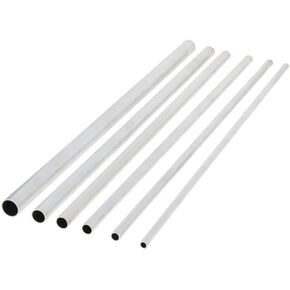 Aluminum Round Tubing Seamless Straight Pipes, 6063 Aluminium Pipe AL6063 1mm Thickness 3-30mm OD Straight 300mm 500mm Long Round Aluminum Alloy Tube(500mm OD 25 x ID 23mm)