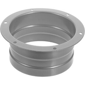 DOITOOL Ventilation Air Hose Connector Precision Adapter for Dust Collection System Straight Round Design Electrostatic Spray Finish Compatible Air Conditioning and Systems