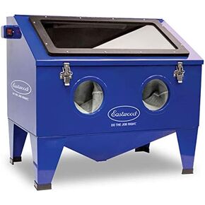 Eastwood B40 Modular Blast Cabinet | 28 in. X 18 in. X 12 in. Sandblast Cabinet System with high Performance Blast Gun | Blue
