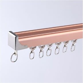 Room Divider Curtain Rod,Ceiling Curtain Track,3.3-19.7ft Ceiling Track for Curtains,Ceiling Rails Set with Silent Rollers(Ceiling Mount,5m/16.4ft)