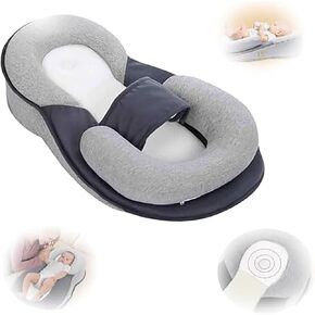 Baby Bed Acid Reflux, Baby Feeding Support Pillow, Rest Nest Babys Bed for Reducing Spit-Up (Normal)
