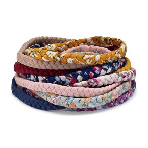 Parker Baby Toddler Girl Braided Headbands, Assorted 10 Pack of Hair Accessories for Girls - "Wildflower Set"