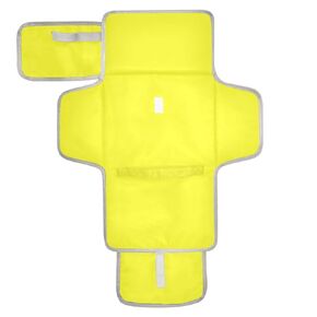 Reusable Changing pad with Tissue Pocket Changing pad for Changing Table Infant Travel Station Kit Fluorescent Yellow