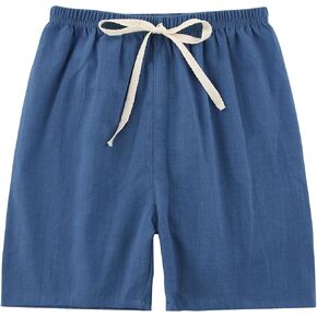 Children's Cotton Linen Shorts for Summer, Beach Vacation Shorts for Baby Boys & Girls, Colorful Linen Pants