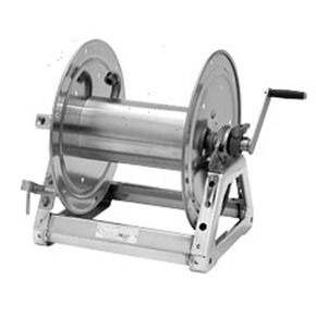 Hannay Reels Series 1500 Live Hose Reel, 3/8" x 275' Hose Capacity, Max 3000 psi, Crank Rewind