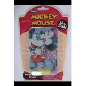 Disney Mickey & Minnie Mouse Retro 1928 Light Switch Plate (Single) Cover