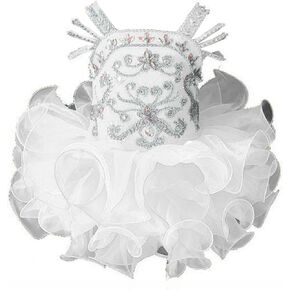 Junguan Toddler's Cupcake Cupcake Pageant Dress Dress Infant Girls Breaded Birthdy Party ST010