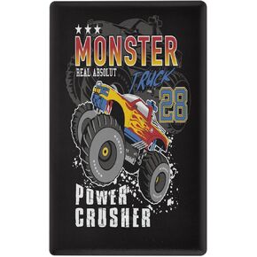 Cool Monster Truck Toggle Light Switch Wall Plate Electrical Outlet Cover Size 1-Gang 2.9" x 4.6" Kids Nursery Bedroom Home Decor